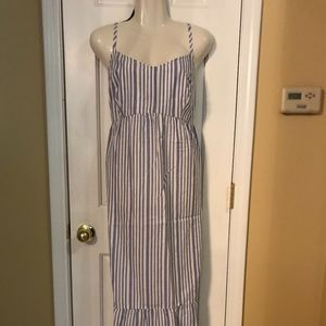 Stripped Ankle Dress- Never Been Worn